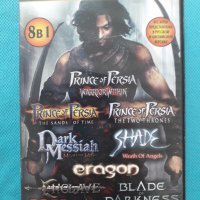 Prince Of Persia,Eragon,Dark Messiah,Enclave,Shade,Dlade Of Darkness(8 в 1)(2 PC DVD Game), снимка 1 - Игри за PC - 40588778