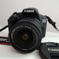Canon 2000d + 18-55 IS II, снимка 2 - Фотоапарати - 40095968