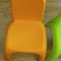 Две детски столчета – ярко зелено и ярко оранжево, снимка 8 - Други - 39659542