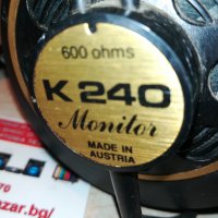 ПОРЪЧАНИ⭐AKG K-240 MONITOR-MADE IN AUSTRIA 1409212036⭐, снимка 4 - Слушалки и портативни колонки - 34135167