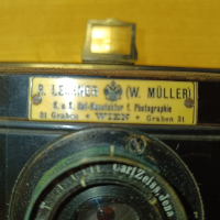 стар австрийски фотоапарат с плаки, снимка 11 - Антикварни и старинни предмети - 44657086