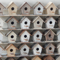 Къщички за птици , върху които може да се рисува ., снимка 7 - Други - 36254268