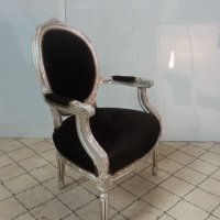 Старинно масивно кресло Medaillon, снимка 4 - Дивани и мека мебел - 41752180