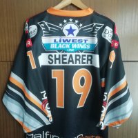 Liwest Black Wings Linz Shearer #19 хокейна тениска фланелка Jersey, снимка 1 - Тениски - 41388615