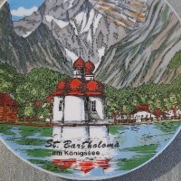Порцеланова чиния за стена Kleiber Germany Bavaria Евтино , снимка 1 - Декорация за дома - 42249911