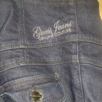 дънкова пола с висока талия на Guess, снимка 8 - Поли - 41407522