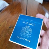Стара кутия от цигари St.Moritz, снимка 1 - Колекции - 42193496