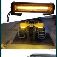 Жълта аварийна Сигнална LED лампа  16W линеен COB LED, снимка 5 - Аксесоари и консумативи - 41117376