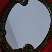 Старинно бронзово огледало, снимка 6 - Антикварни и старинни предмети - 40933226