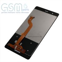 Дисплей + Tъч скрийн за Huawei P9 / Черен, снимка 2 - Резервни части за телефони - 42003856