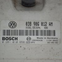 Компютър Двигател ECU BOSCH 038 906 012 AM 0 281 010 658 Volkswagen VW, снимка 3 - Части - 39747413