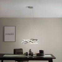 Полилей със спираловиден дизайн , снимка 3 - Лампи за таван - 41325345