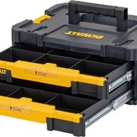 Куфар за инструменти с 2 чекмеджета DEWALT TSTAK DWST1-70706 , снимка 4 - Други машини и части - 41905121