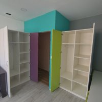 Двукрилен гардероб за детска стая 90/200, снимка 2 - Гардероби - 40808759