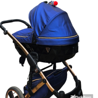 Детска количка Junama Diamond - синя, снимка 1 - Детски колички - 44820925