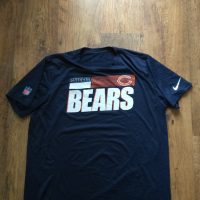 nike nfl chicago bears - страхотна мъжка тениска ХЛ, снимка 4 - Тениски - 44751397
