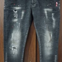 Мъжки дънки Dsquared2 черни, снимка 1 - Дънки - 42056437