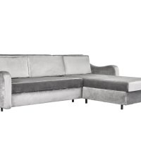 Разтегателен диван, Grigio, Сив, снимка 2 - Дивани и мека мебел - 41017917