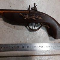 Красив кремъчен пистолет-запалка,пищов,оръжие, снимка 4 - Антикварни и старинни предмети - 44294837