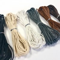 Кожарски, сарашки парафинирани памучни шнурове 2 мм, 10 м, конци, конец, шнур, снимка 3 - Други - 34452795