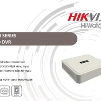 Хибриден Видеорекордер HikVision HWD-5104 4 Канала за HD-CVI HD-AHD HD-TVI CVBS и IP Цифрови Камери, снимка 1 - IP камери - 41504179