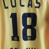 Borussia Dortmund Lucas #18 Kappa футболна тениска фланелка размер М Борусия Дортмунд , снимка 3 - Тениски - 41669703