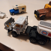 Стари Majorette камион, джип, ремарке и трактор, снимка 3 - Колекции - 44706762
