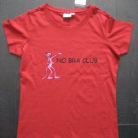 Дамска тениска Pink Panther and NO BRA CLUB, снимка 8 - Тениски - 34274516