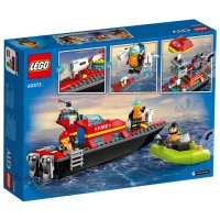 LEGO® City Fire 60373 - Пожарникарска спасителна лодка, снимка 2 - Конструктори - 41564288