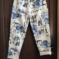 памучен спортен панталон на цветя , снимка 5 - Панталони - 42019012