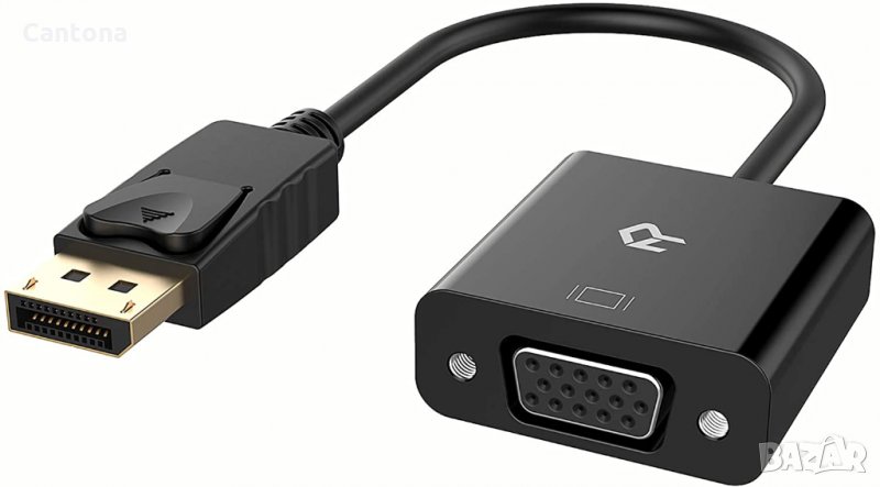 Преходник Rankie DisplayPort (DP) към VGA, позлатен конектор, снимка 1