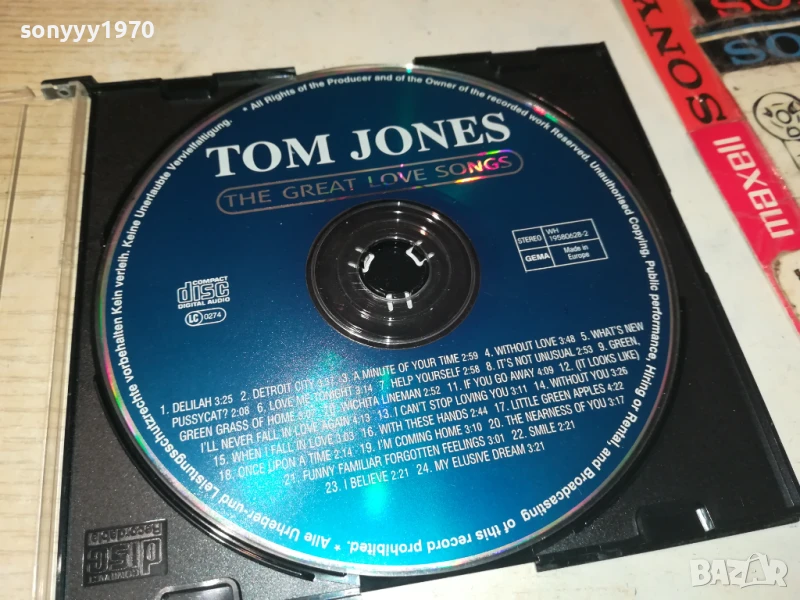 TOM JONES CD 0708251015, снимка 1