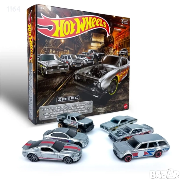Hot Wheels 6 Pack Zamac , снимка 1