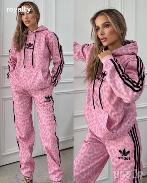 Adidas Розов Дамски Комплект , снимка 1