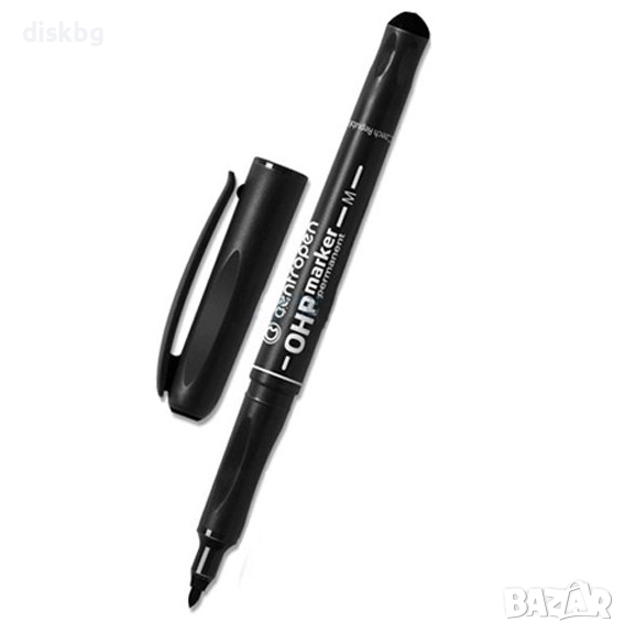 Нов перманентен маркер Centropen OHP marker permanent М (1мм), снимка 1