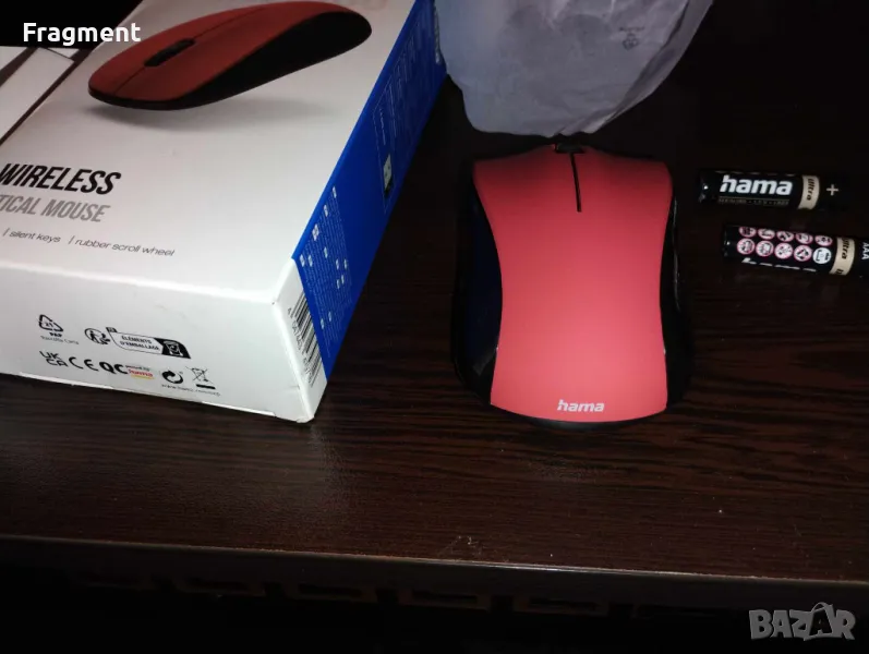 Безжична Оптична Мишка с тихи бутони HAMA MW-300 V2, снимка 1
