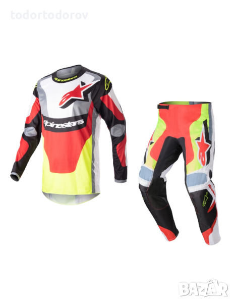 Промоция Мотокрос екип мотор ALPINESTARS FLUID AGENT,XL-36, снимка 1