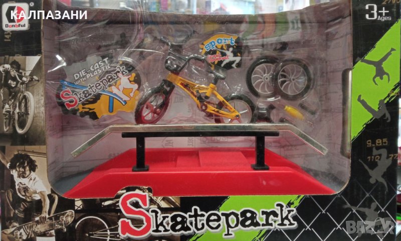 Skatepark fingerboard - Рампа с байк и стълби 1810 3, снимка 1