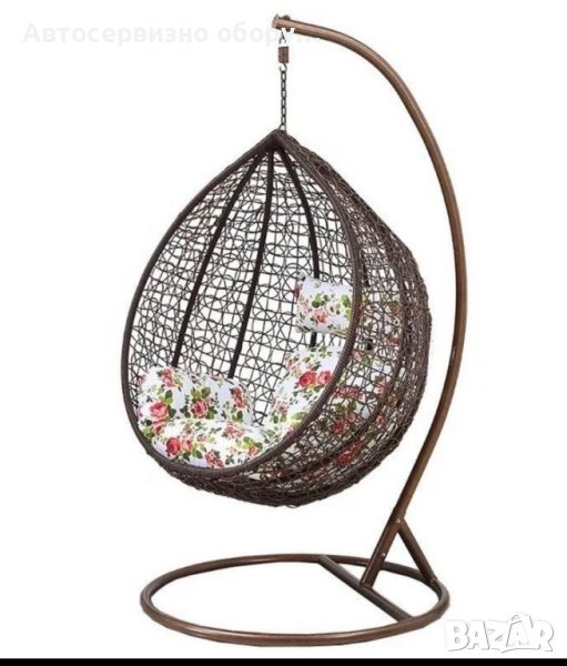 Градинска люлка тип гнездо, люлка яйце, снимка 1