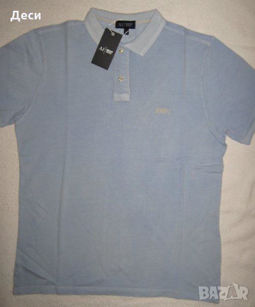 Мъжка polo тениска ARMANI JEANS с яка, снимка 1