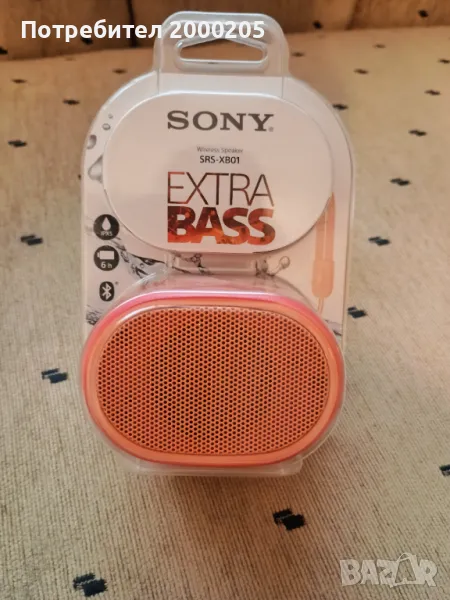 Sony Bluetooth Speaker SRS-XB01 Red, снимка 1