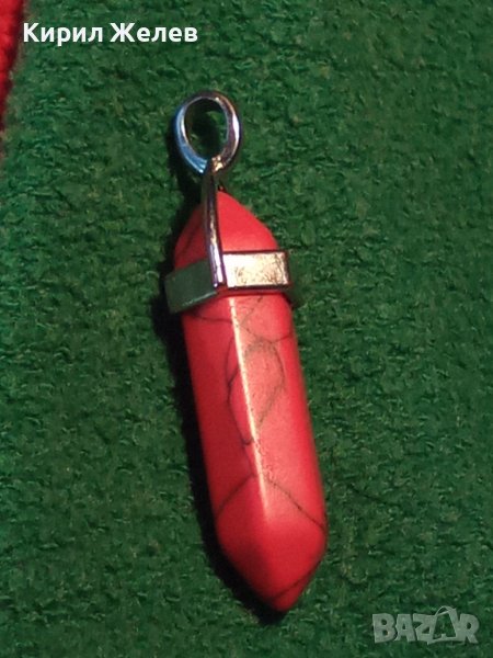 МОДЕН АРТ МЕДАЛЬОН ПЕНДАНТ ВИСУЛКА от ШЛИФОВАН ПОЛУСКЪПОЦЕНЕН КАМЪК 38637, снимка 1