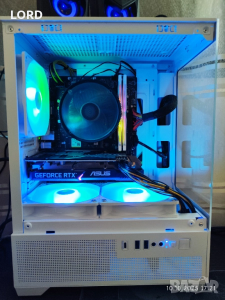 Геймърски i5 12400f, RTX 3060 12GB, RAM 16GB DDR4 3000, SSD 512GB NVME, снимка 1