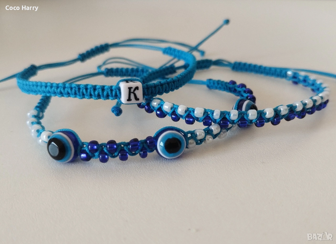 Комплект гривни Ах морето,ръчно изработени, снимка 1