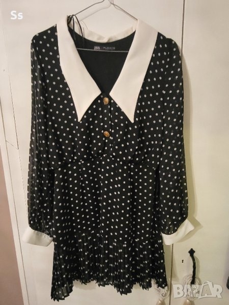 рокля на точки на Zara, снимка 1
