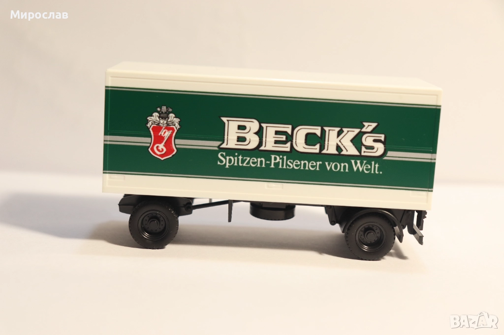 HERPA H0 1/87 РЕМАРКЕ КАМИОН ИГРАЧКА МОДЕЛ TIR, снимка 1