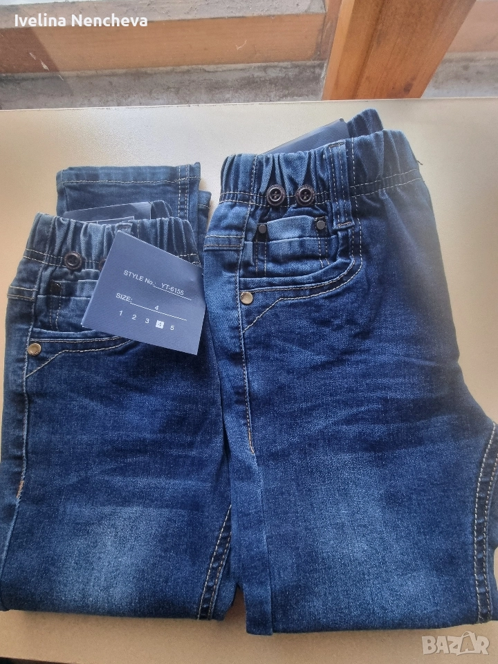 дълги дънки Момиче 4 год., снимка 1