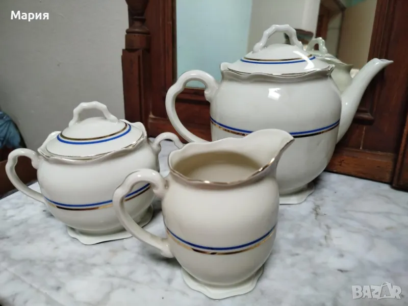 Сет от стар немски порцелан, снимка 1