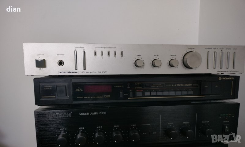 Unitech mixer amplifier uma-6120, снимка 1