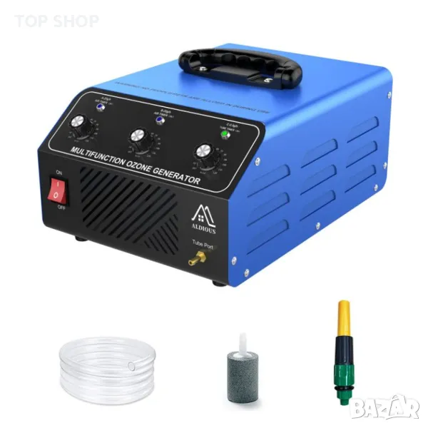 ALDIOUS 40 000 mg/h генератор на озон пречиствател на въздуха промишлен озонатор с 3 таймера, снимка 1